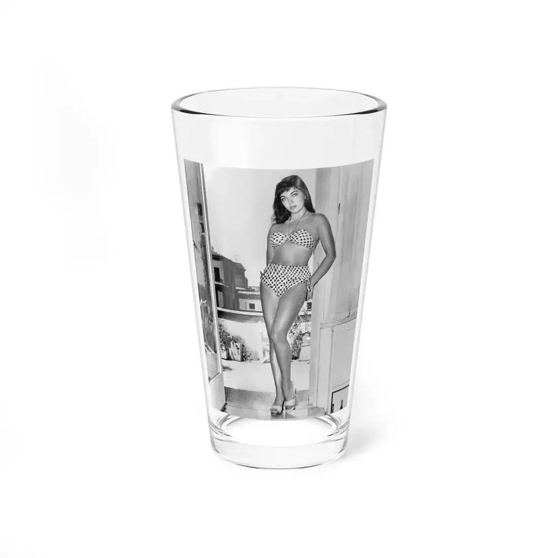 Joan Collins #34 (Vintage Female Icon) Pint Glass 16oz 16oz - Go Mug Yourself