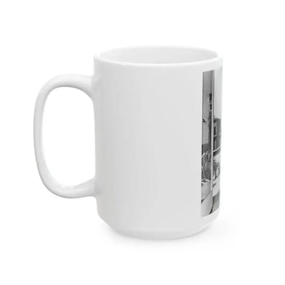 Joan Collins #34 (Vintage Female Icon) White Coffee Mug - Go Mug Yourself