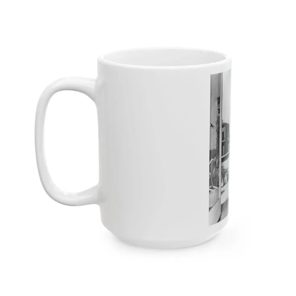 Joan Collins #34 (Vintage Female Icon) White Coffee Mug - Go Mug Yourself