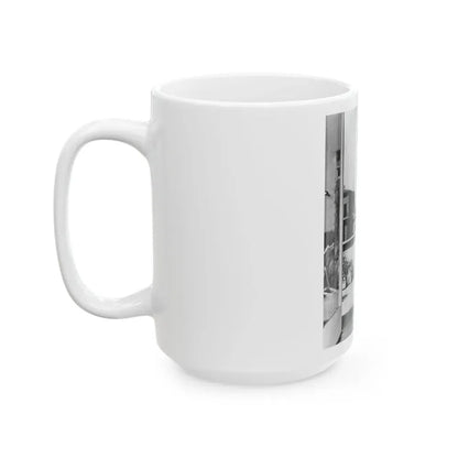 Joan Collins #34 (Vintage Female Icon) White Coffee Mug - Go Mug Yourself
