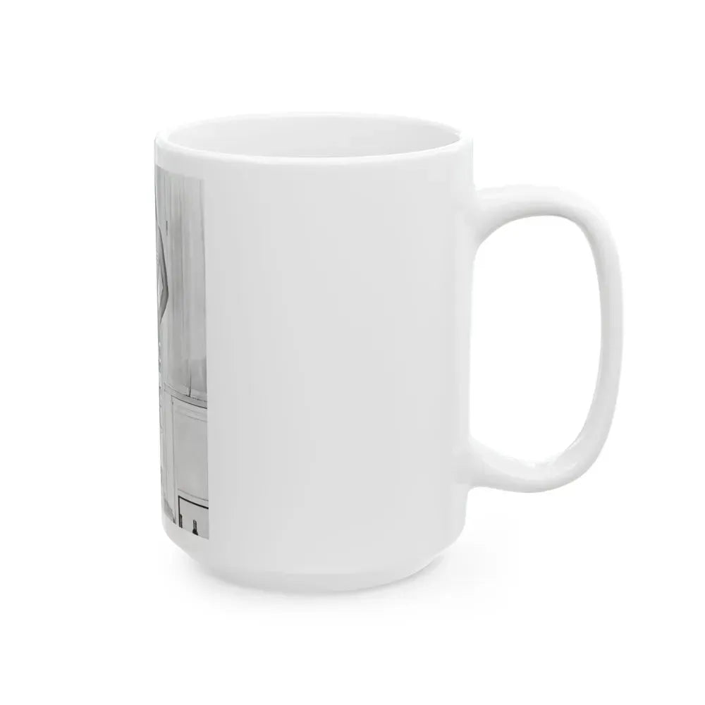 Joan Collins #34 (Vintage Female Icon) White Coffee Mug - Go Mug Yourself