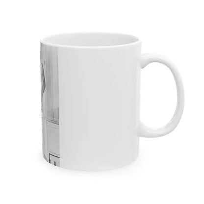 Joan Collins #34 (Vintage Female Icon) White Coffee Mug - Go Mug Yourself