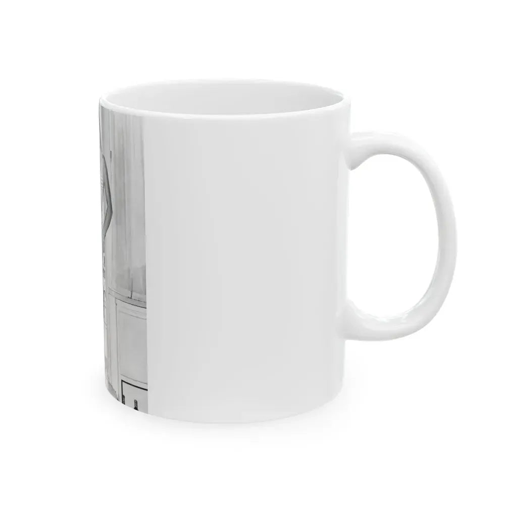 Joan Collins #34 (Vintage Female Icon) White Coffee Mug - Go Mug Yourself