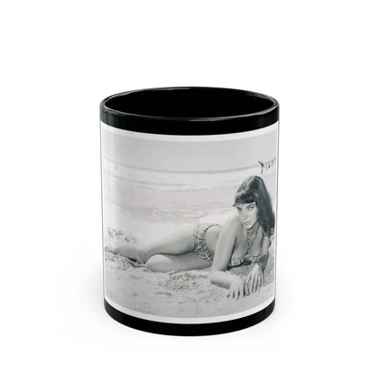Joan Collins #347 (Vintage Female Icon) Black Coffee Mug 11oz - Go Mug Yourself
