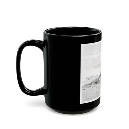 Joan Collins #347 (Vintage Female Icon) Black Coffee Mug - Go Mug Yourself