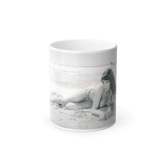 Joan Collins #347 (Vintage Female Icon) Color Changing Coffee Mug 11oz - Go Mug Yourself
