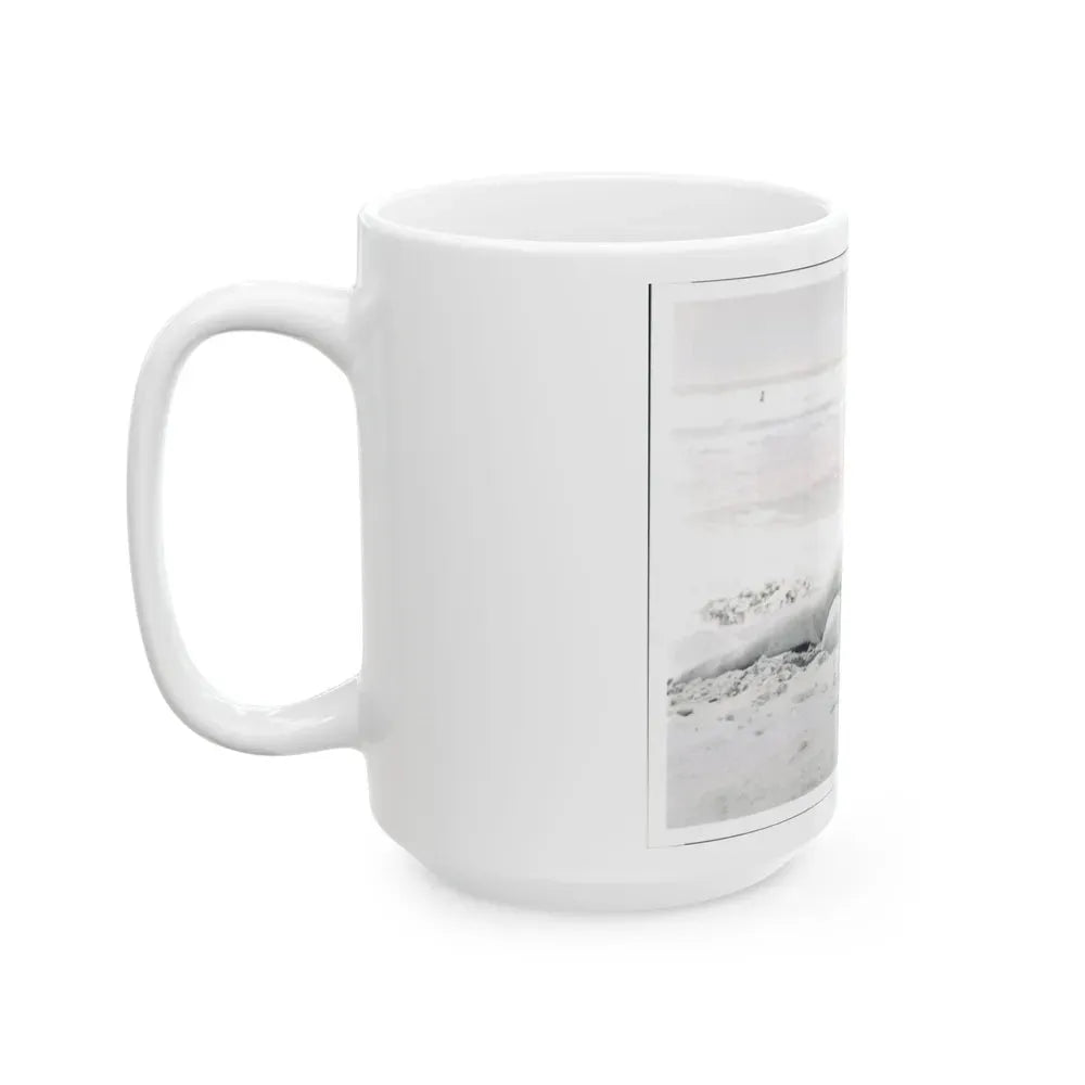 Joan Collins #347 (Vintage Female Icon) White Coffee Mug - Go Mug Yourself