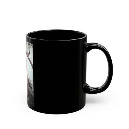 Joan Collins #35 (Vintage Female Icon) Black Coffee Mug - Go Mug Yourself