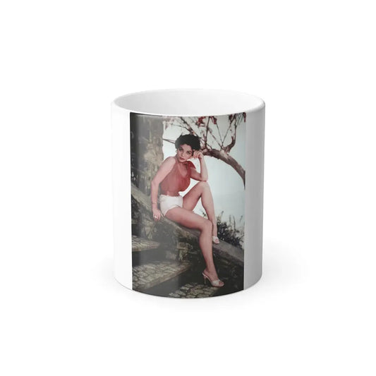 Joan Collins #35 (Vintage Female Icon) Color Changing Coffee Mug 11oz - Go Mug Yourself