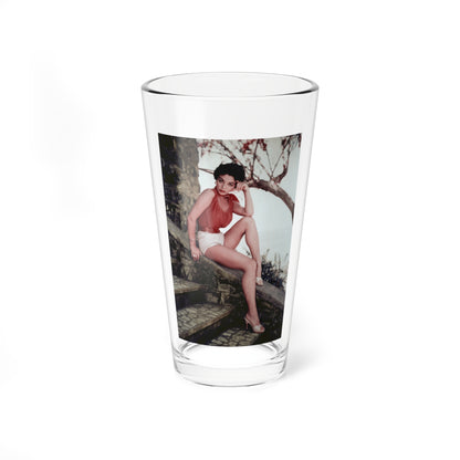 Joan Collins #35 (Vintage Female Icon) Pint Glass 16oz-16oz-Go Mug Yourself