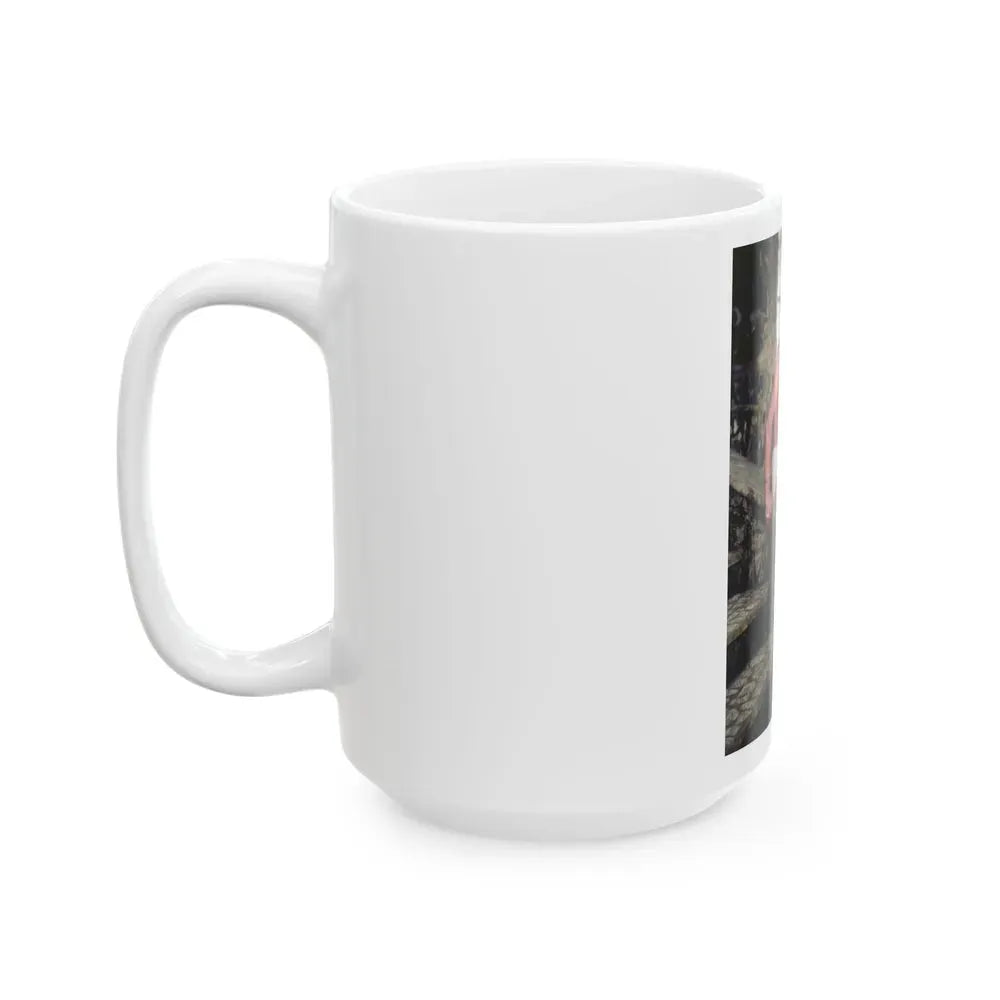 Joan Collins #35 (Vintage Female Icon) White Coffee Mug - Go Mug Yourself