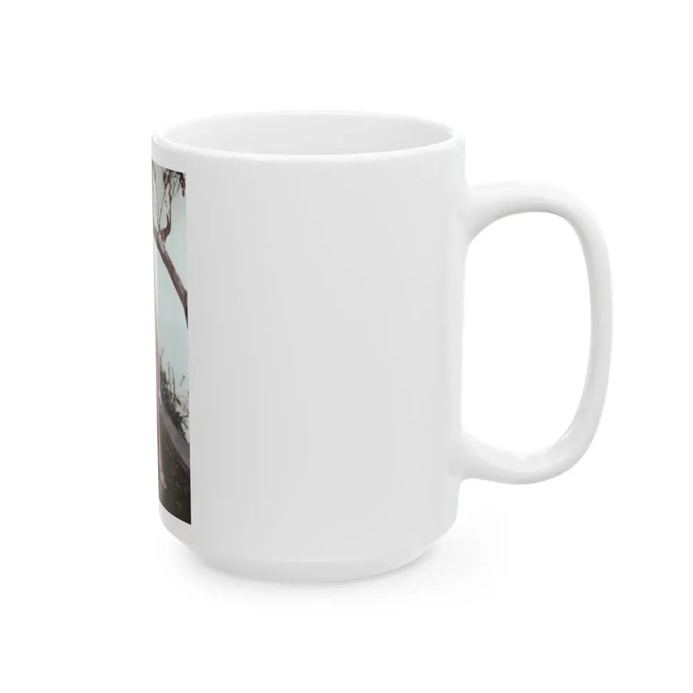 Joan Collins #35 (Vintage Female Icon) White Coffee Mug - Go Mug Yourself