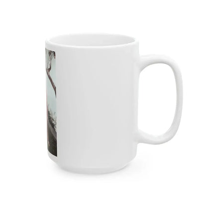 Joan Collins #35 (Vintage Female Icon) White Coffee Mug - Go Mug Yourself