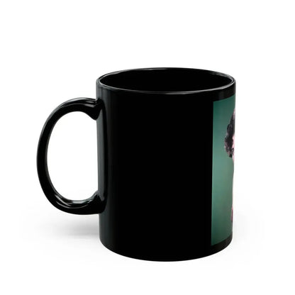 Joan Collins #354 1 (Vintage Female Icon) Black Coffee Mug - Go Mug Yourself
