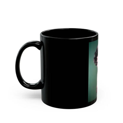 Joan Collins #354 1 (Vintage Female Icon) Black Coffee Mug - Go Mug Yourself