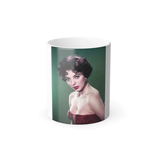 Joan Collins #354 1 (Vintage Female Icon) Color Changing Mug 11oz 11oz - Go Mug Yourself