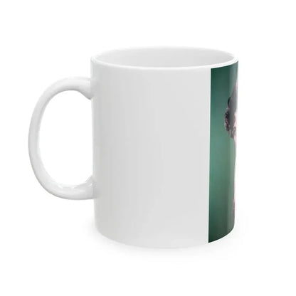 Joan Collins #354 1 (Vintage Female Icon) White Coffee Mug - Go Mug Yourself