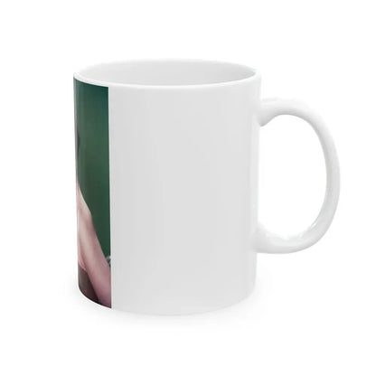 Joan Collins #354 1 (Vintage Female Icon) White Coffee Mug - Go Mug Yourself