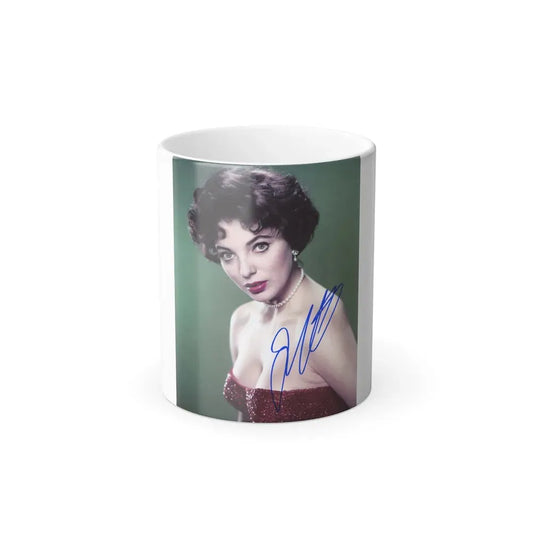 Joan Collins #354 (Vintage Female Icon) Color Changing Coffee Mug 11oz - Go Mug Yourself