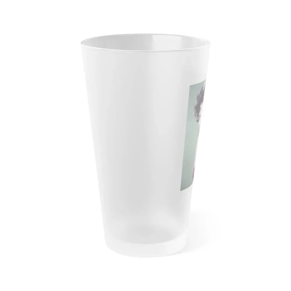 Joan Collins #354 (Vintage Female Icon) Frosted Pint Glass 16oz - Go Mug Yourself