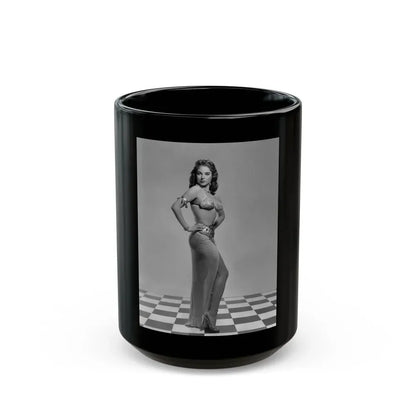Joan Collins #36 1 (Vintage Female Icon) Black Coffee Mug 15oz - Go Mug Yourself