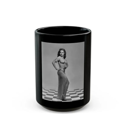 Joan Collins #36 (Vintage Female Icon) Black Coffee Mug 15oz - Go Mug Yourself