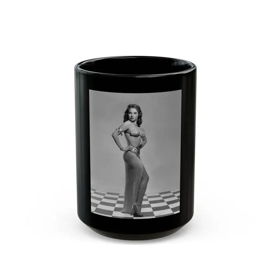 Joan Collins #36 (Vintage Female Icon) Black Coffee Mug 15oz - Go Mug Yourself