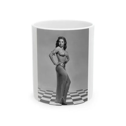 Joan Collins #36 (Vintage Female Icon) White Coffee Mug 11oz - Go Mug Yourself