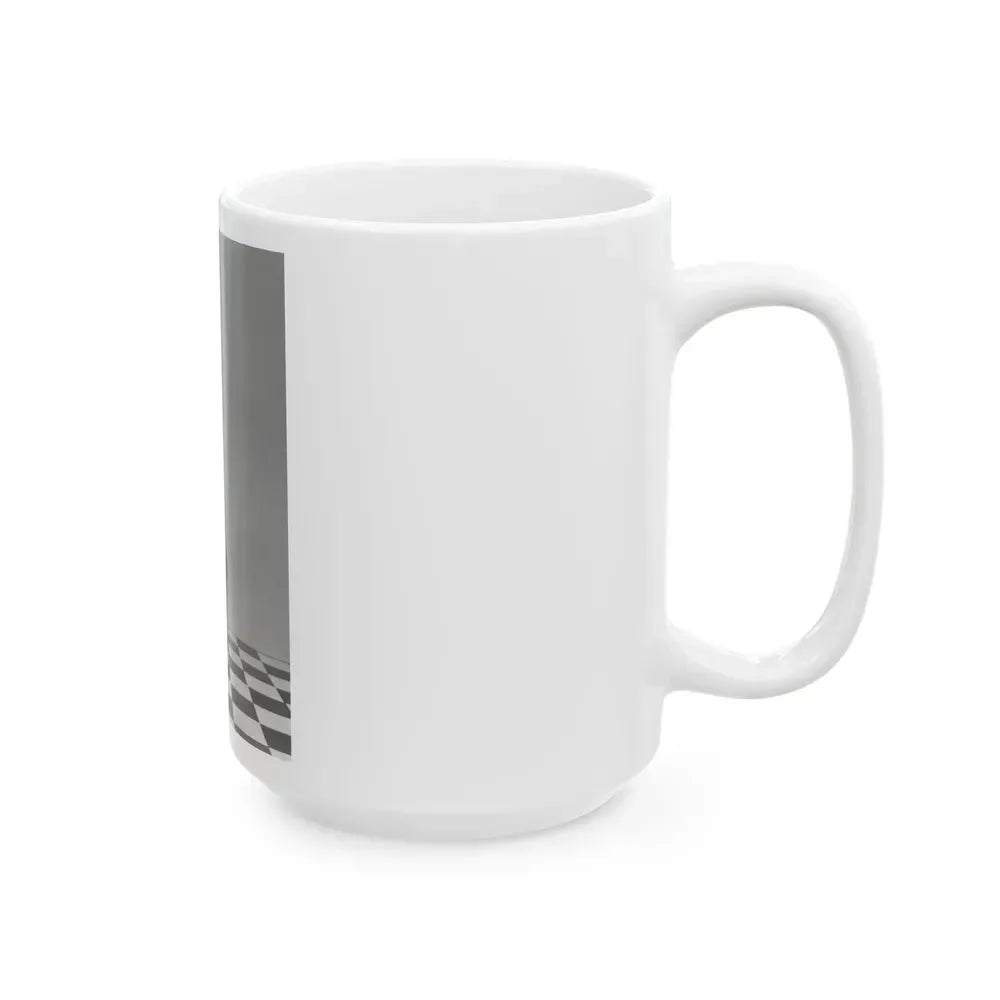 Joan Collins #36 (Vintage Female Icon) White Coffee Mug - Go Mug Yourself