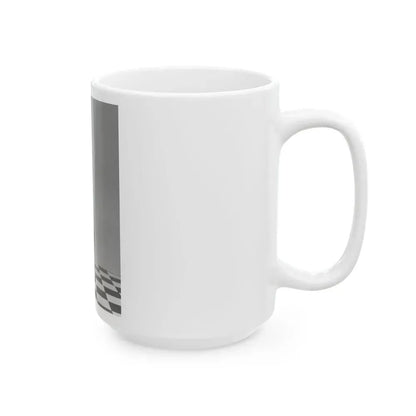 Joan Collins #36 (Vintage Female Icon) White Coffee Mug - Go Mug Yourself