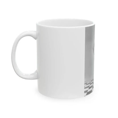 Joan Collins #36 (Vintage Female Icon) White Coffee Mug - Go Mug Yourself