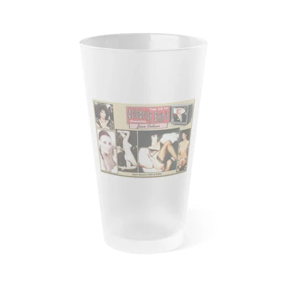 Joan Collins #383 - Montage (Vintage Female Icon) Frosted Pint Glass 16oz 16oz Frosted - Go Mug Yourself