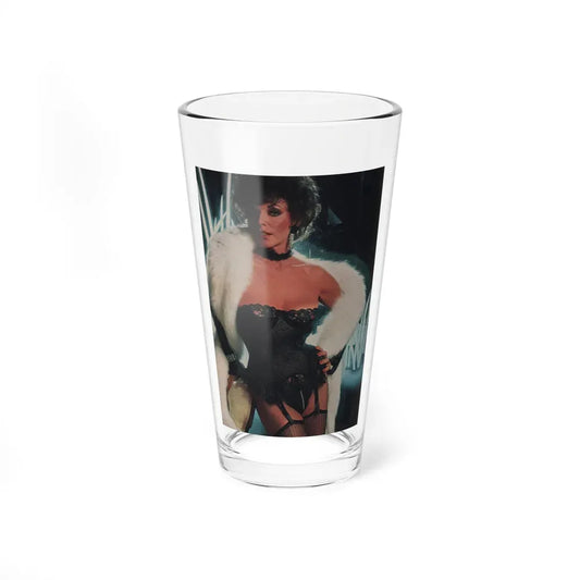 Joan Collins #385 - Dec. 1983 Playboy Photo (Vintage Female Icon) Pint Glass 16oz 16oz - Go Mug Yourself