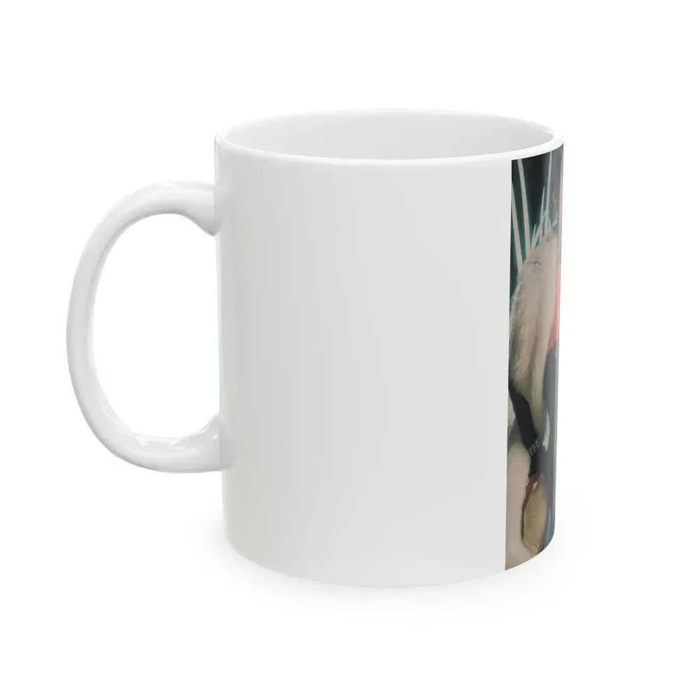Joan Collins #385 - Dec. 1983 Playboy Photo (Vintage Female Icon) White Coffee Mug - Go Mug Yourself
