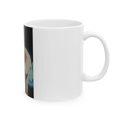 Joan Collins #385 - Dec. 1983 Playboy Photo (Vintage Female Icon) White Coffee Mug - Go Mug Yourself