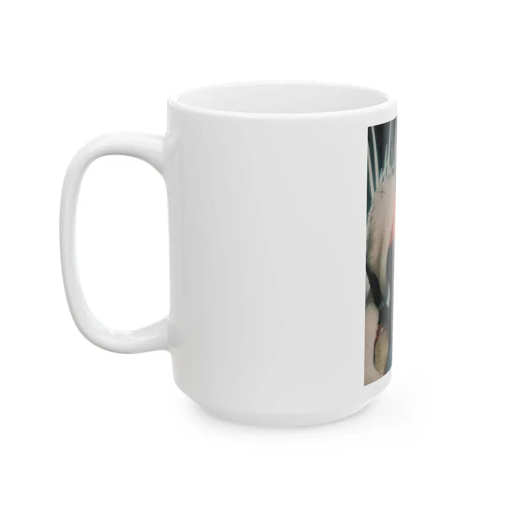 Joan Collins #385 - Dec. 1983 Playboy Photo (Vintage Female Icon) White Coffee Mug - Go Mug Yourself