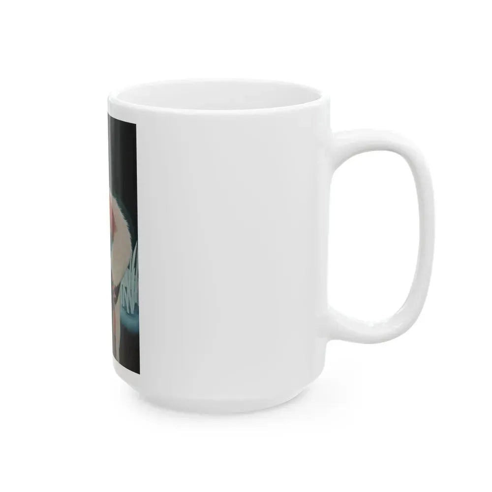 Joan Collins #385 - Dec. 1983 Playboy Photo (Vintage Female Icon) White Coffee Mug - Go Mug Yourself