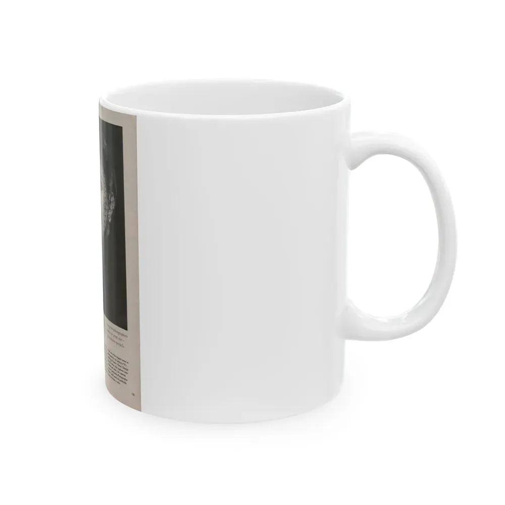 Joan Collins #386 - Dec. 1983 Playboy Photo (Vintage Female Icon) White Coffee Mug - Go Mug Yourself