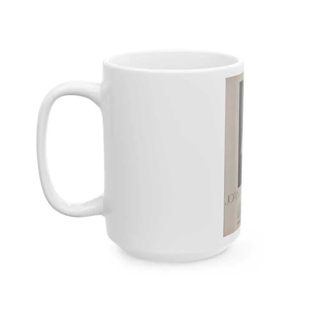 Joan Collins #386 - Dec. 1983 Playboy Photo (Vintage Female Icon) White Coffee Mug - Go Mug Yourself