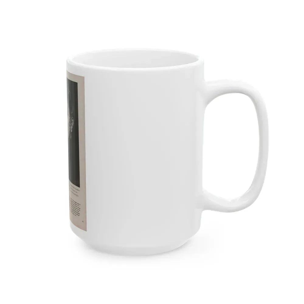 Joan Collins #386 - Dec. 1983 Playboy Photo (Vintage Female Icon) White Coffee Mug - Go Mug Yourself