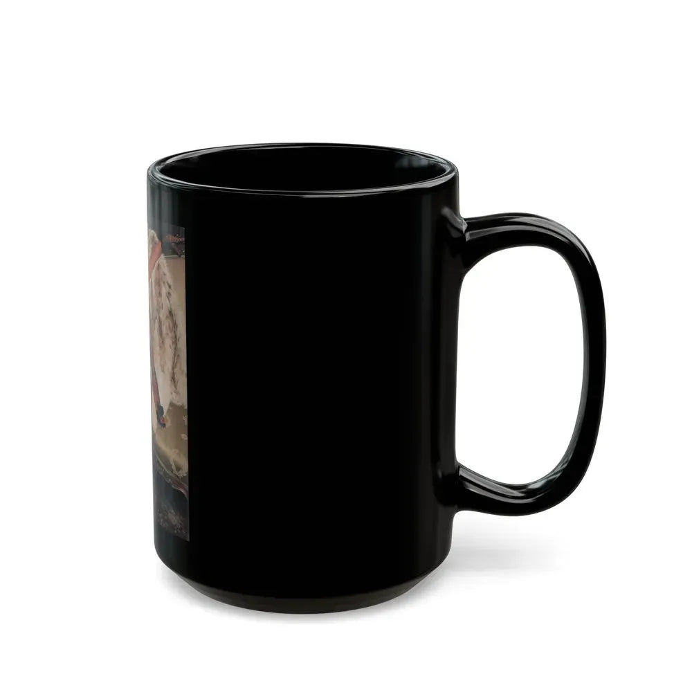 Joan Collins #387 - Dec. 1983 Playboy Photo (Vintage Female Icon) Black Coffee Mug - Go Mug Yourself
