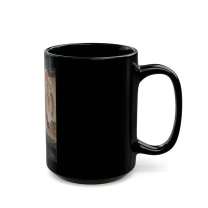 Joan Collins #387 - Dec. 1983 Playboy Photo (Vintage Female Icon) Black Coffee Mug - Go Mug Yourself