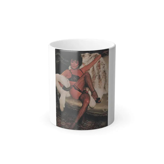 Joan Collins #387 - Dec. 1983 Playboy Photo (Vintage Female Icon) Color Changing Coffee Mug 11oz - Go Mug Yourself