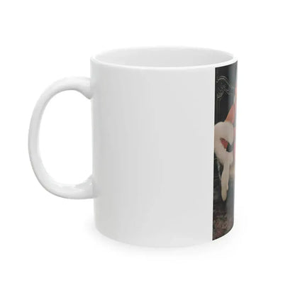 Joan Collins #387 - Dec. 1983 Playboy Photo (Vintage Female Icon) White Coffee Mug - Go Mug Yourself