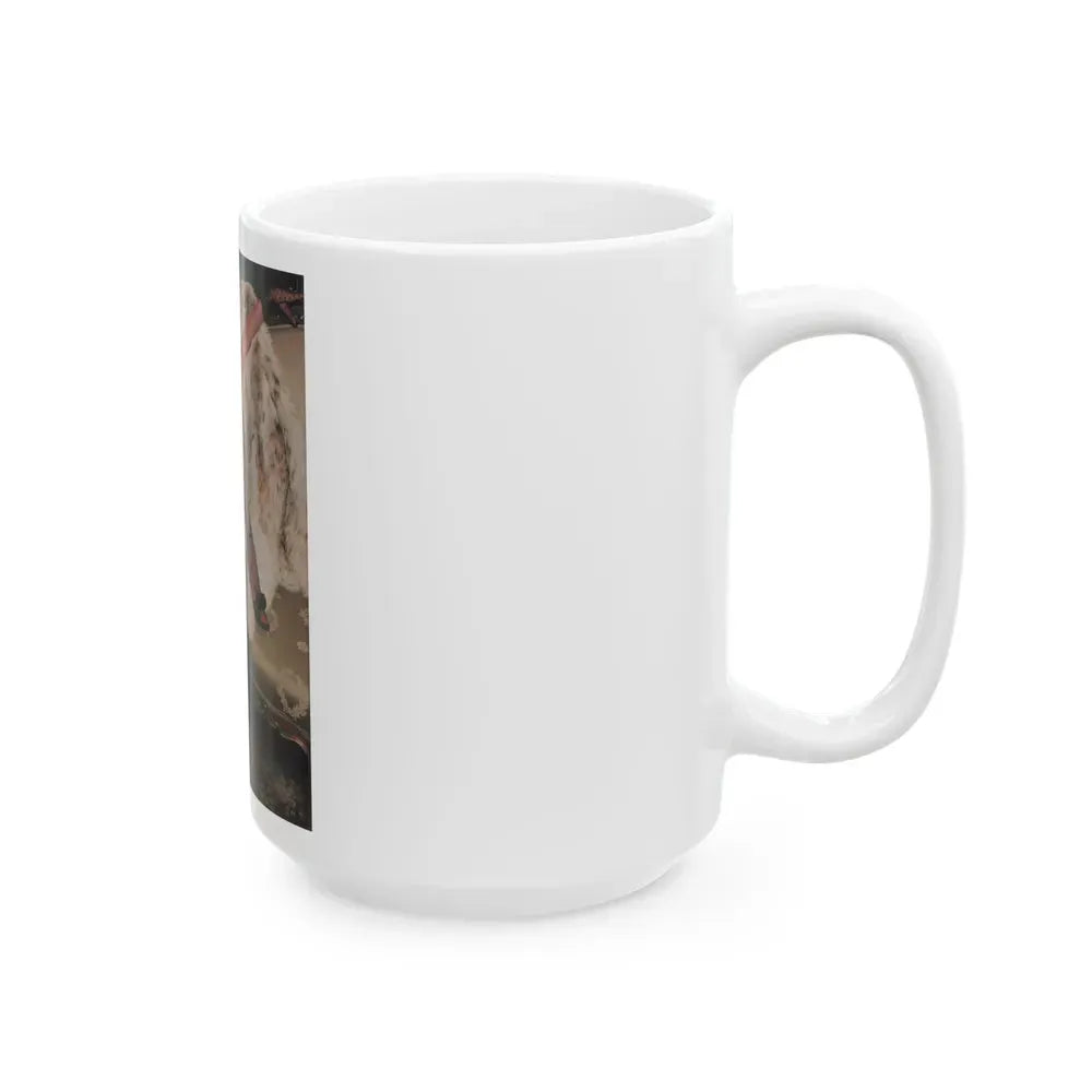 Joan Collins #387 - Dec. 1983 Playboy Photo (Vintage Female Icon) White Coffee Mug - Go Mug Yourself