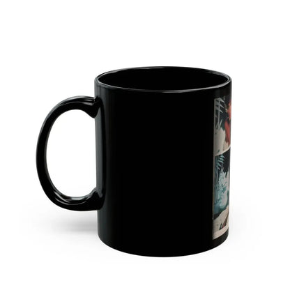 Joan Collins #388 - Dec. 1983 Playboy Photo (Vintage Female Icon) Black Coffee Mug - Go Mug Yourself