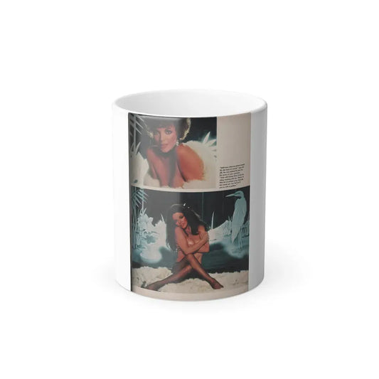 Joan Collins #388 - Dec. 1983 Playboy Photo (Vintage Female Icon) Color Changing Coffee Mug 11oz - Go Mug Yourself
