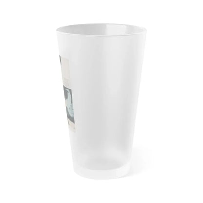 Joan Collins #388 - Dec. 1983 Playboy Photo (Vintage Female Icon) Frosted Pint Glass 16oz - Go Mug Yourself
