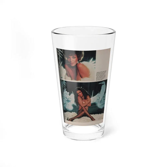 Joan Collins #388 - Dec. 1983 Playboy Photo (Vintage Female Icon) Pint Glass 16oz 16oz - Go Mug Yourself