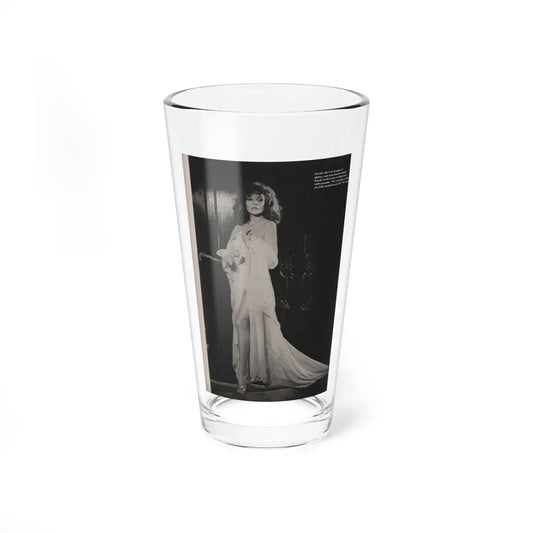 Joan Collins #389 - Dec. 1983 Playboy Photo (Vintage Female Icon) Pint Glass 16oz 16oz - Go Mug Yourself